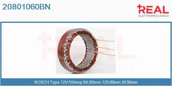 Stator, alternator (20801060BN)