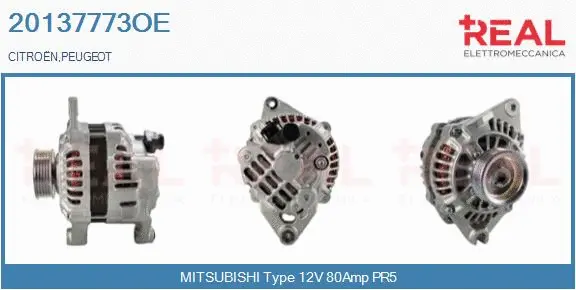 Alternator (20137773OE)