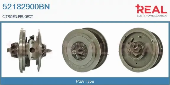 Core assembly, turbocharger (52182900BN)