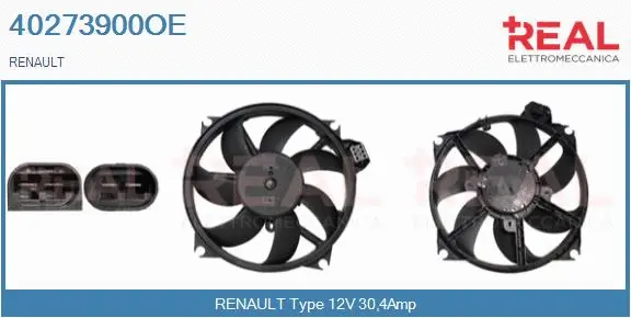 Electric Motor, radiator fan (40273900OE)