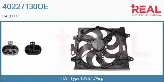Electric Motor, radiator fan (40227130OE)