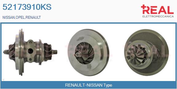 Core assembly, turbocharger (52173910KS)