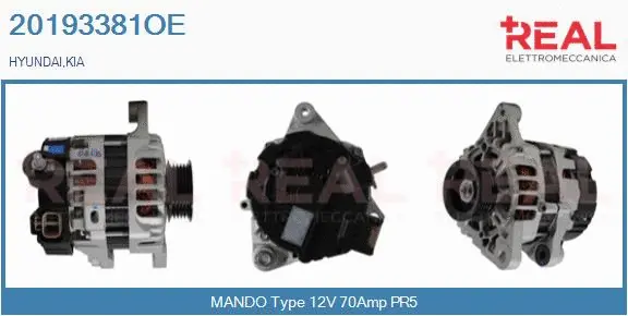 Alternator (20193381OE)