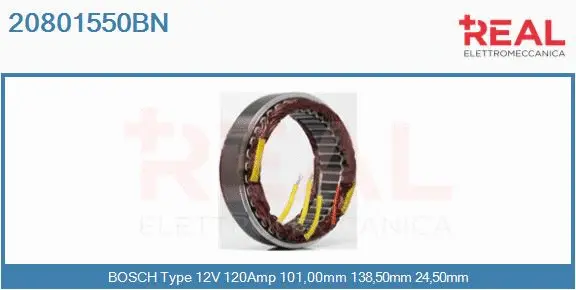 Stator, alternator (20801550BN)