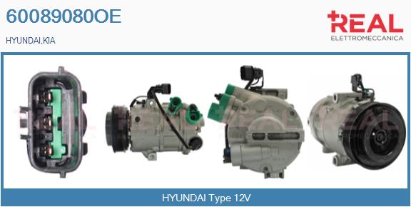 Compressor, air conditioning (60089080OE)