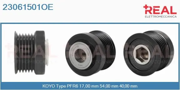 Belt Pulley, alternator (23061501OE)