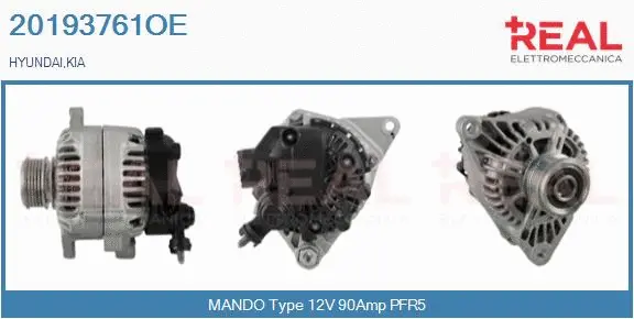 Alternator (20193761OE)