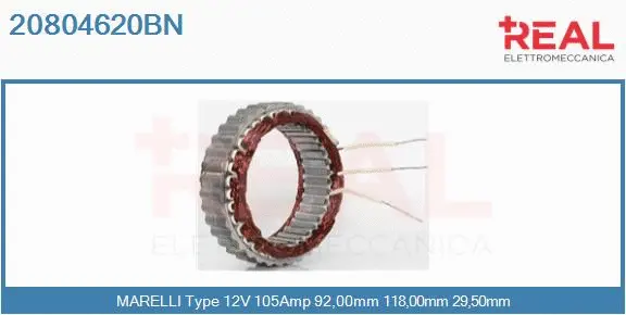 Stator, alternator (20804620BN)