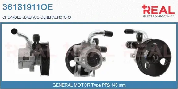 Hydraulic Pump, steering (36181911OE)