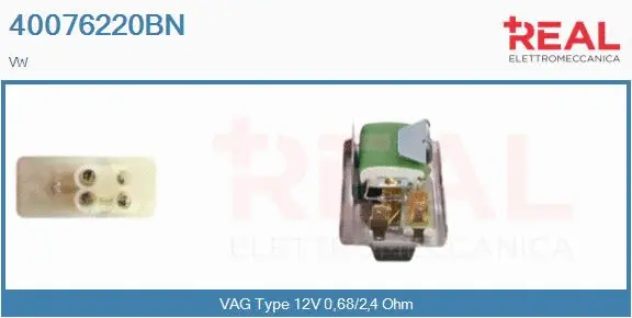 Resistor, interior blower (40076220BN)
