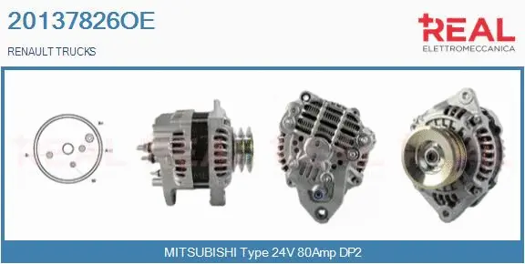 Alternator (20137826OE)