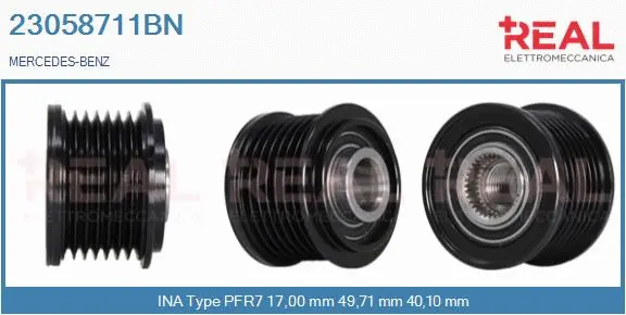 Belt Pulley, alternator (23058711BN)