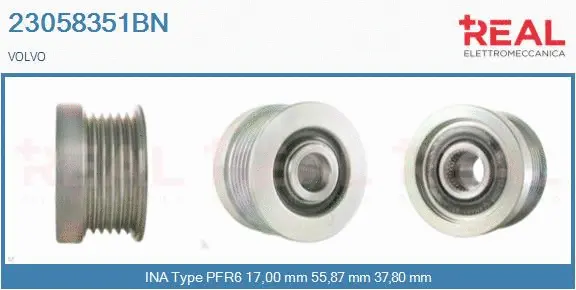 Belt Pulley, alternator (23058351BN)