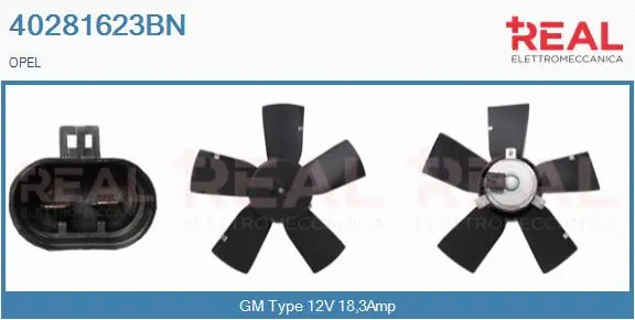 Fan, engine cooling (40281623BN)