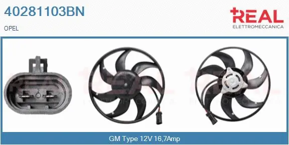 Fan, engine cooling (40281103BN)