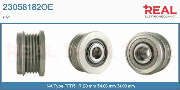 Belt Pulley, alternator (23058182OE)