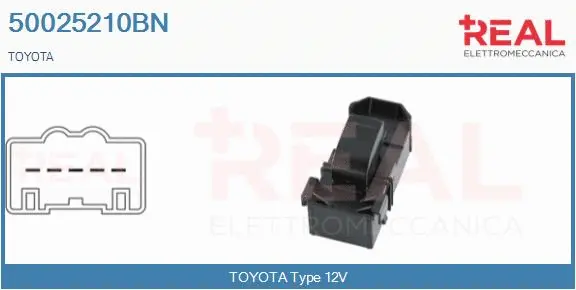 Switch, window regulator (50025210BN)