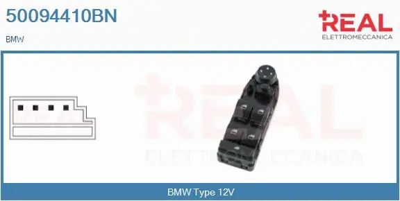 Switch, window regulator (50094410BN)