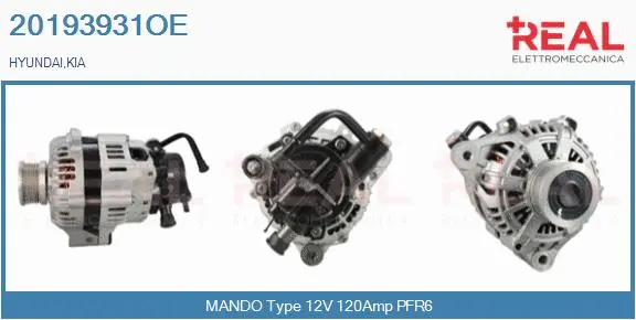 Alternator (20193931OE)