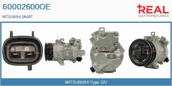 Compressor, air conditioning (60002600OE)
