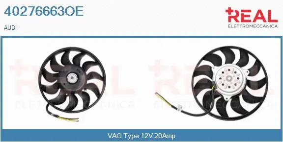 Fan, engine cooling (40276663OE)