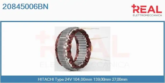 Stator, alternator (20845006BN)