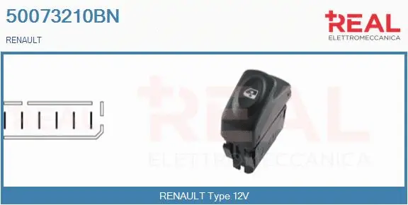 Switch, window regulator (50073210BN)