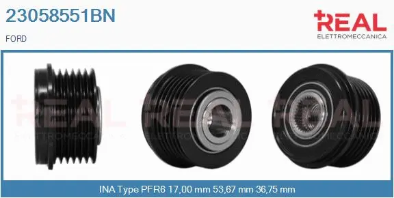 Belt Pulley, alternator (23058551BN)