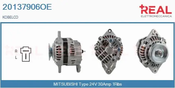 Alternator (20137906OE)