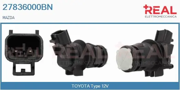 Washer Fluid Pump, window cleaning (27836000BN)