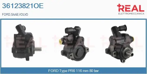 Hydraulic Pump, steering (36123821OE)
