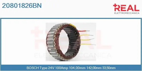 Stator, alternator (20801826BN)