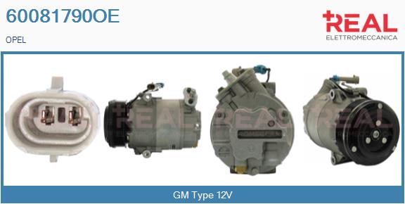 Compressor, air conditioning (60081790OE)