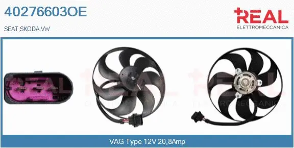 Fan, engine cooling (40276603OE)