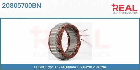 Stator, alternator (20805700BN)
