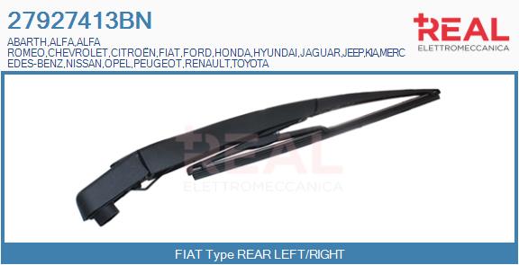 Wiper Arm, window cleaning (27927413BN)