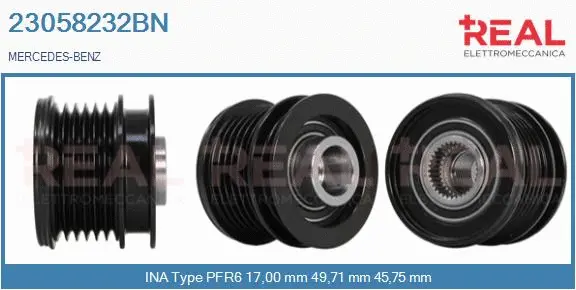 Belt Pulley, alternator (23058232BN)