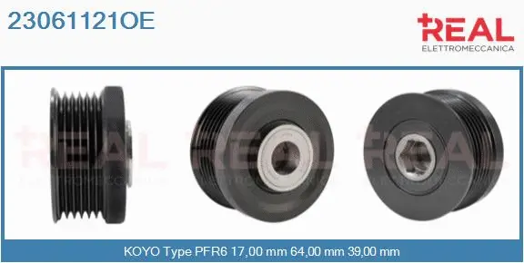 Belt Pulley, alternator (23061121OE)