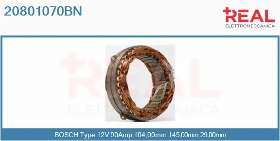 Stator, alternator (20801070BN)