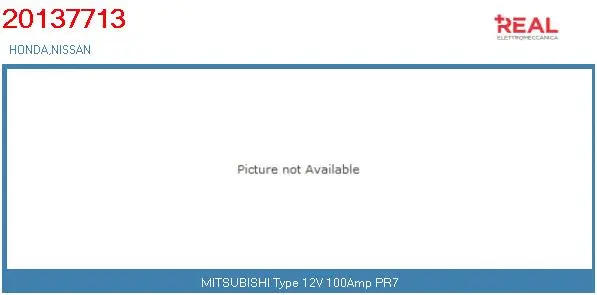 Alternator (20137713BN)
