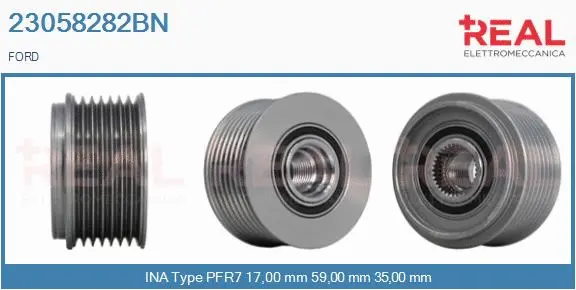 Belt Pulley, alternator (23058282BN)