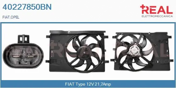 Electric Motor, radiator fan (40227850BN)