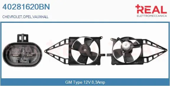 Electric Motor, radiator fan (40281620BN)