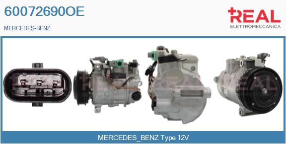 Compressor, air conditioning (60072690OE)