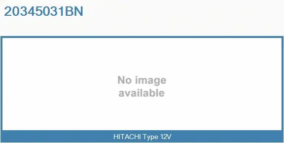 Solenoid Switch, starter (20345031BN)