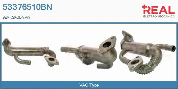 Cooler, exhaust gas recirculation (53376510BN)