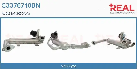 Cooler, exhaust gas recirculation (53376710BN)