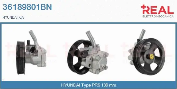 Hydraulic Pump, steering (36189801BN)