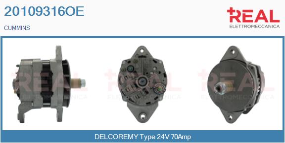 Alternator (20109316OE)