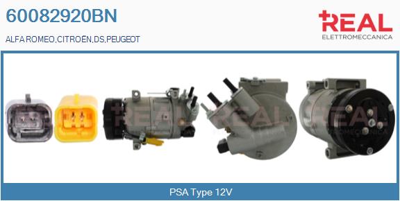 Compressor, air conditioning (60082920BN)